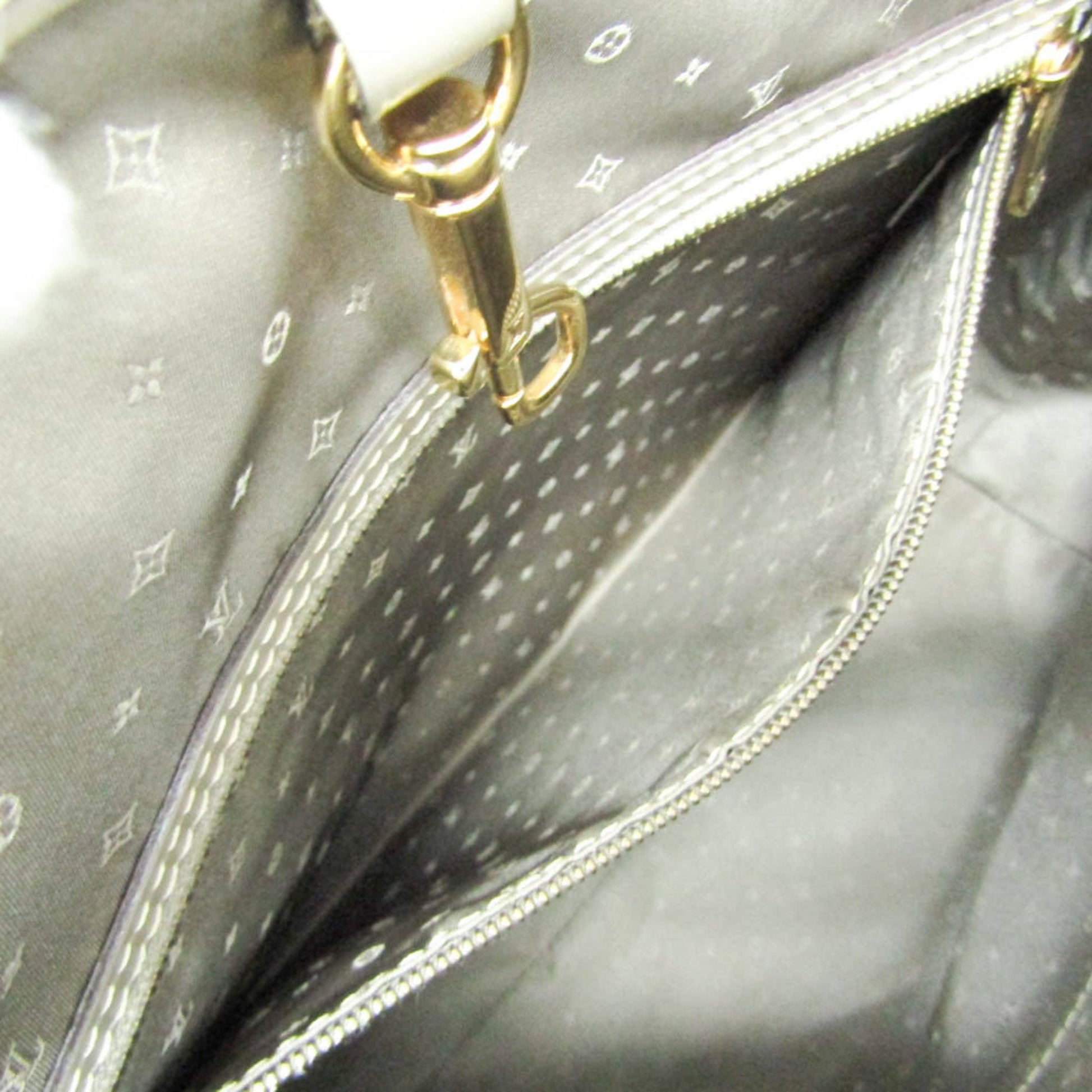 Louis Vuitton Suhali, Grey, Leather, tote