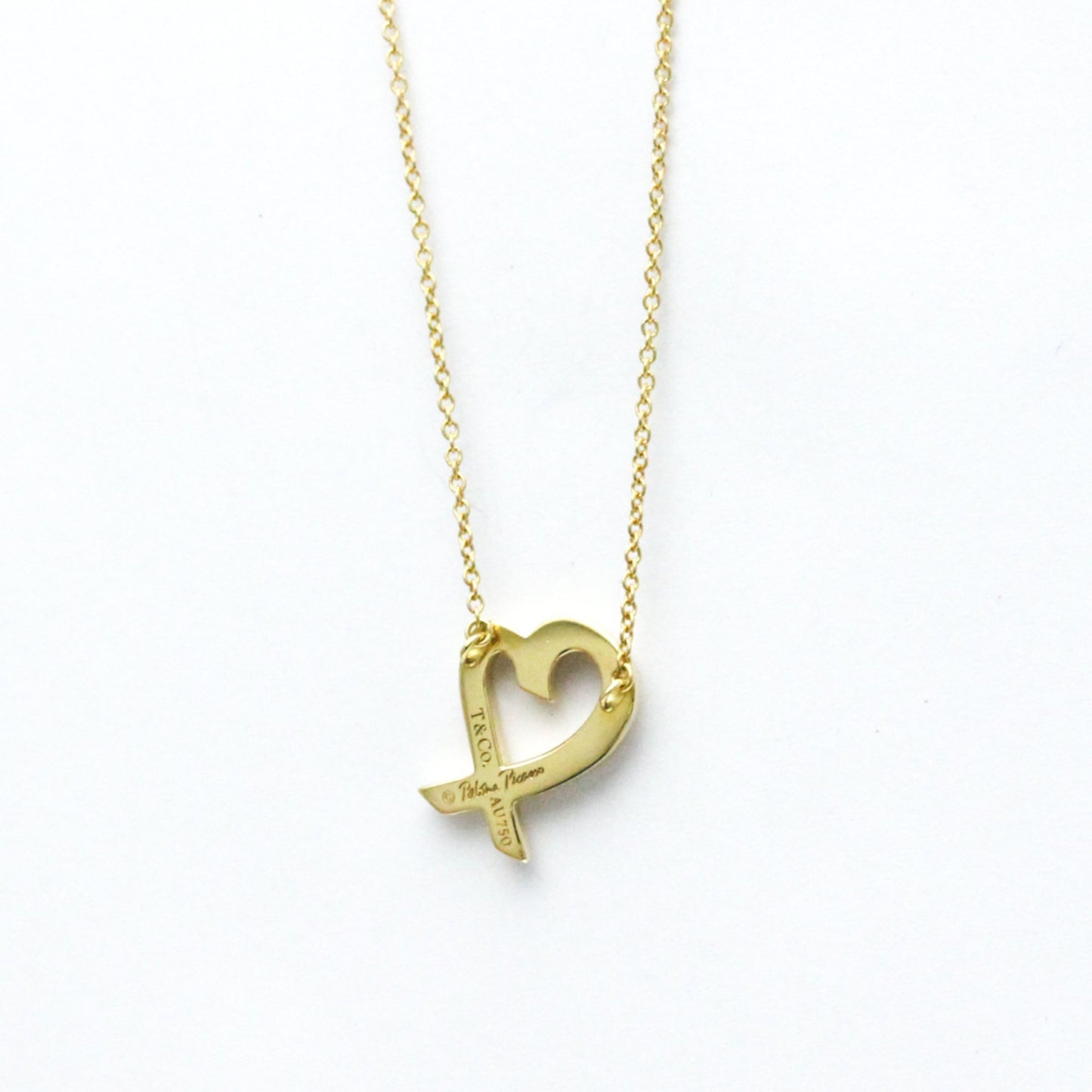 Tiffany & Co Loving heart, Gold, Yellow Gold, necklace