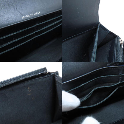 Chanel Logo CC, Black, Leather, wallet