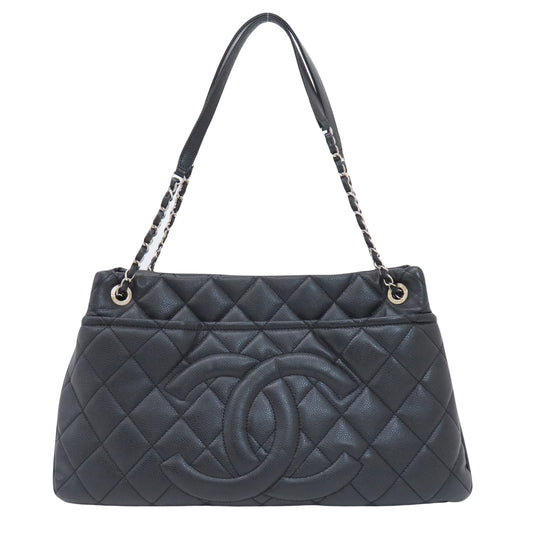 Chanel Bowling, Black, Leather, tote