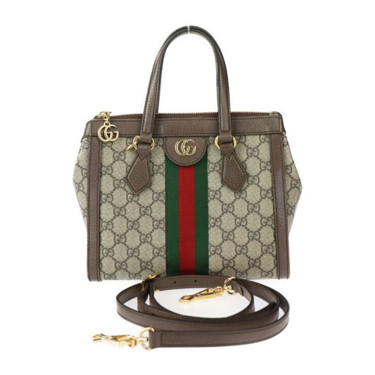 Gucci Ophidia, Beige, Canvas, handbag