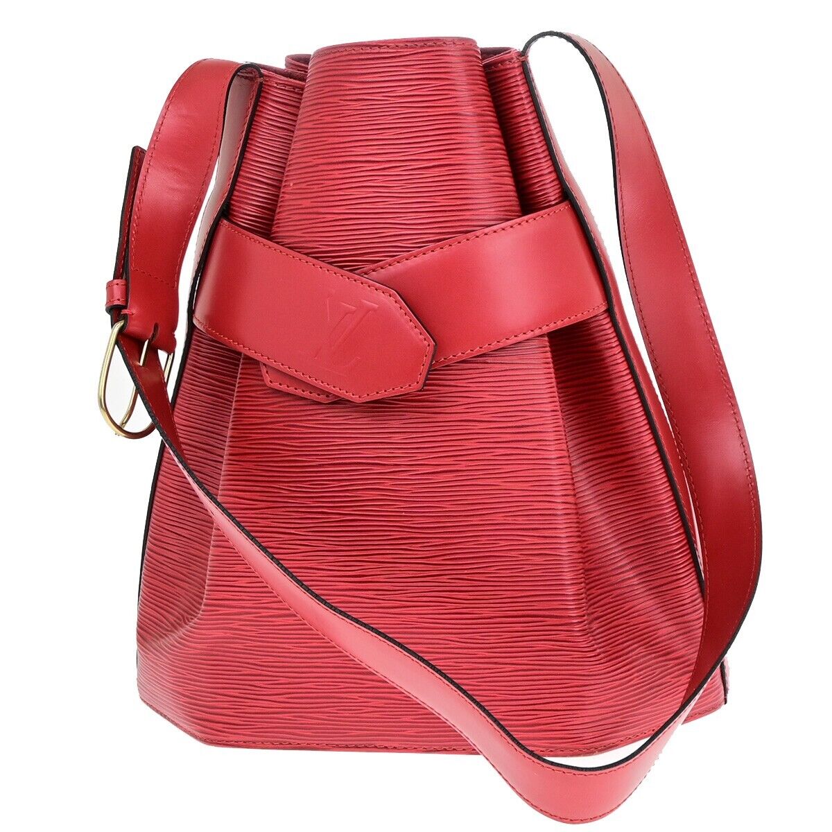 Louis Vuitton Sac d'épaule, Red, Leather, shoulder