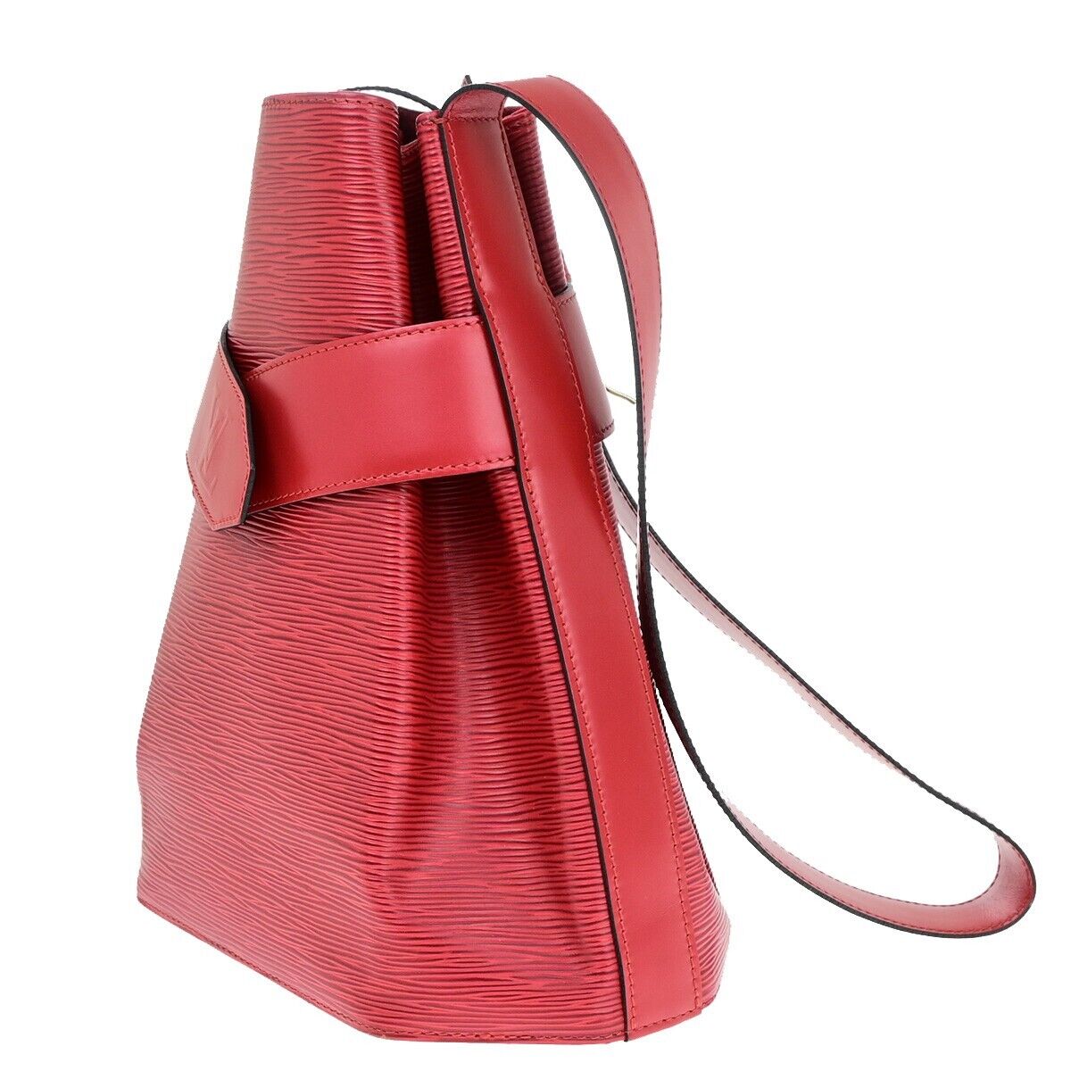Louis Vuitton Sac d'épaule, Red, Leather, shoulder