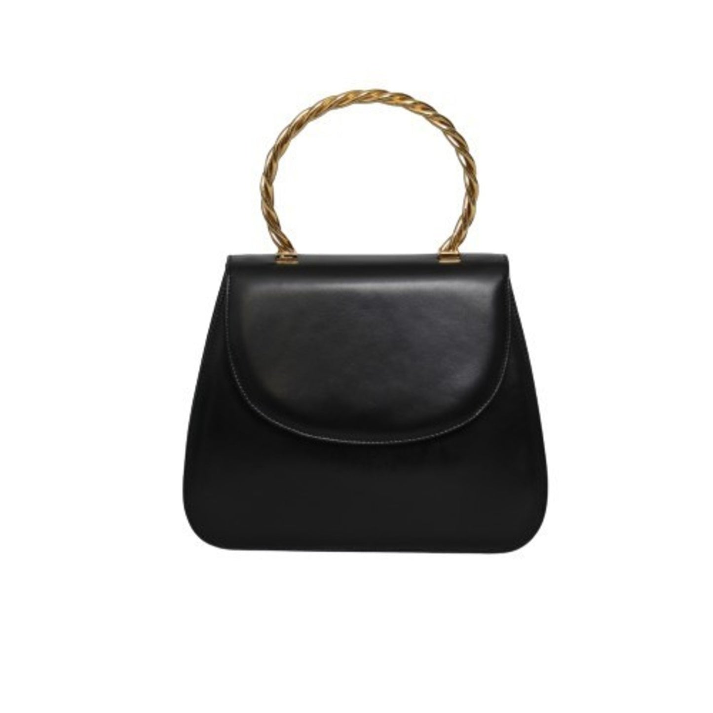 Salvatore Ferragamo, Black, Leather, handbag