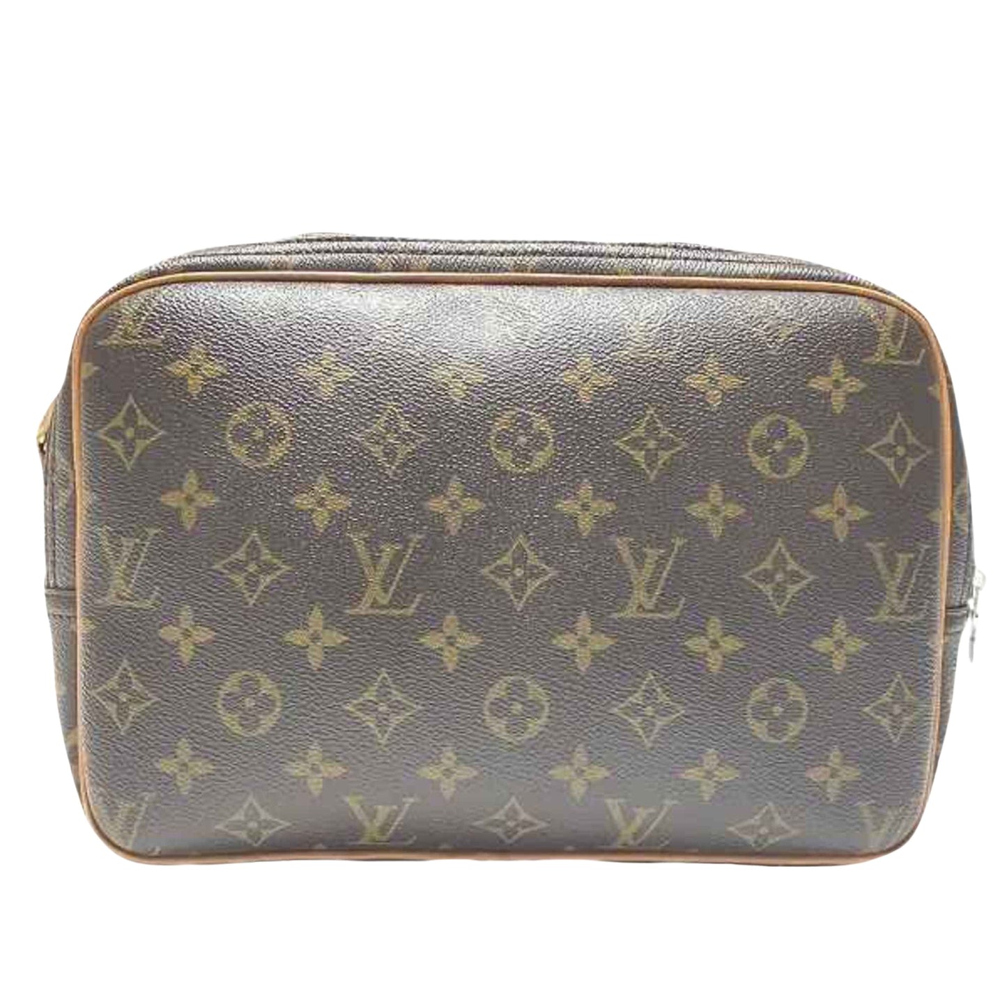 Louis Vuitton Reporter pm, Brown, Canvas, shoulder