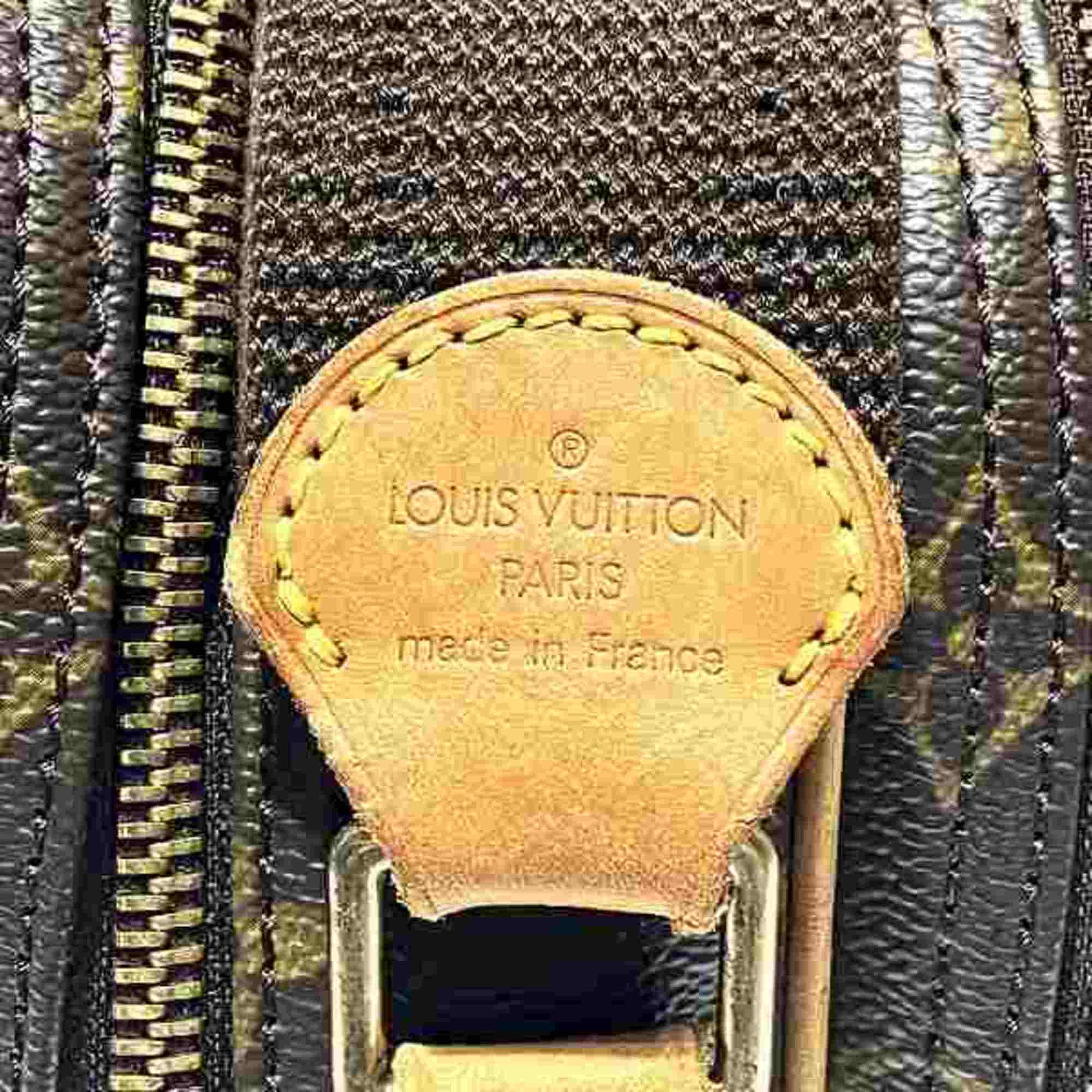 Louis Vuitton Reporter pm, Brown, Canvas, shoulder