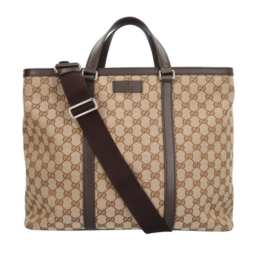 Gucci GG canvas, Beige, Canvas, tote