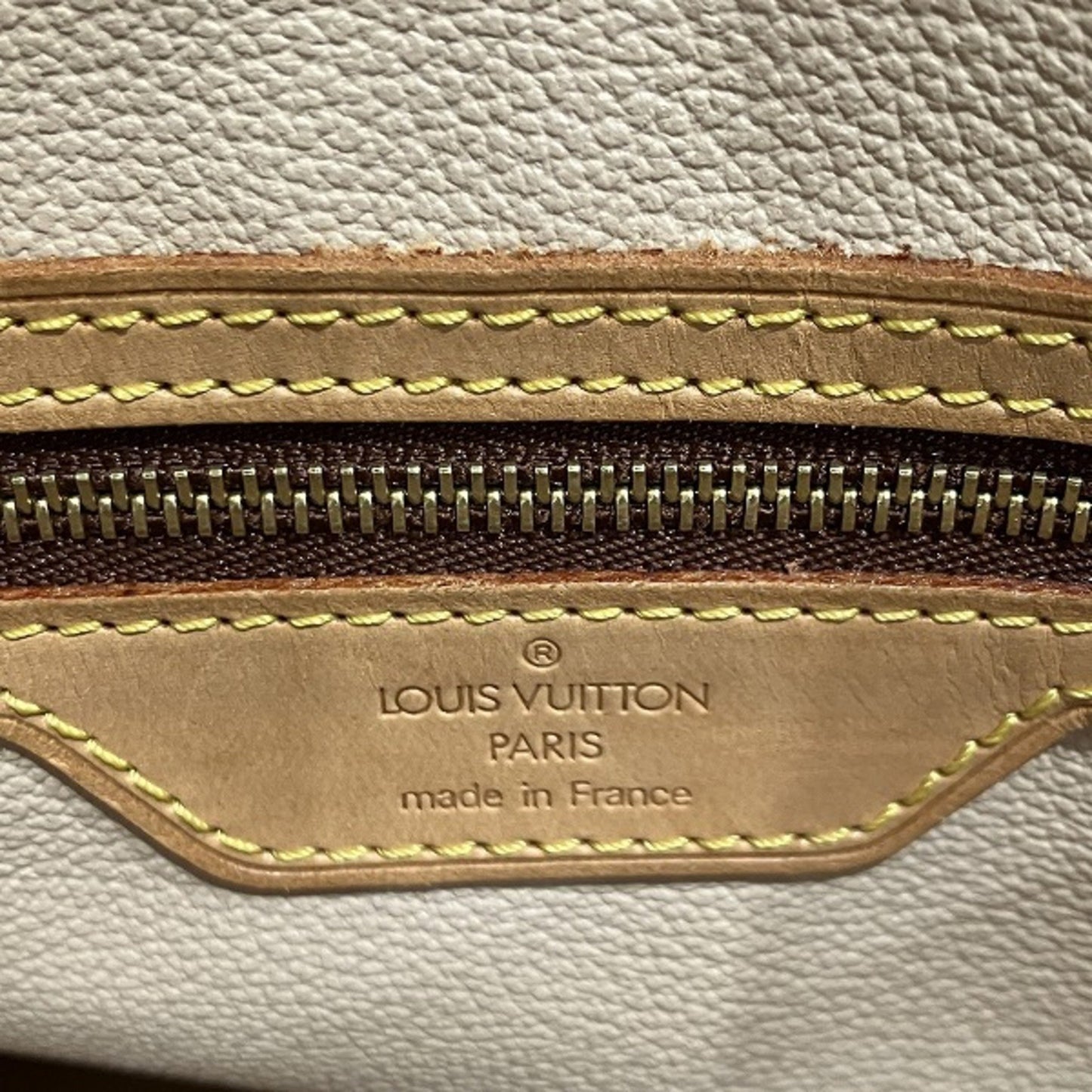 Louis Vuitton Bucket PM, Brown, Canvas, shoulder