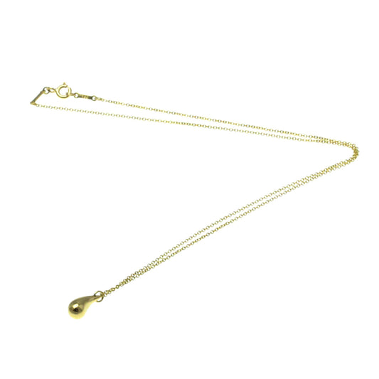 Tiffany & Co Teardrop, Gold, Yellow Gold, necklace