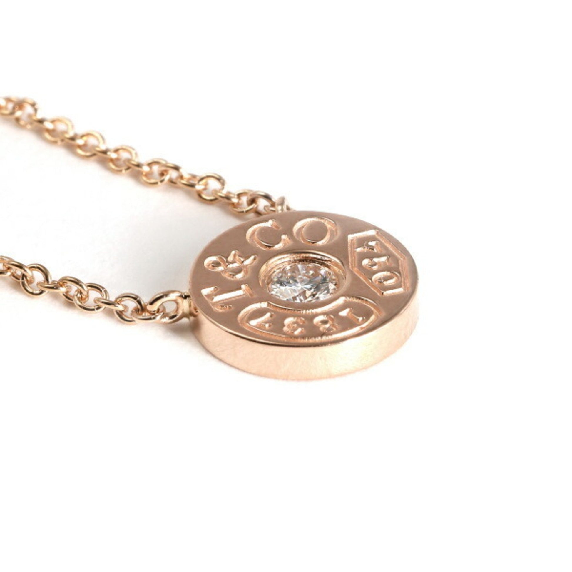 Tiffany & Co 1837, Gold, Rose Gold, necklace