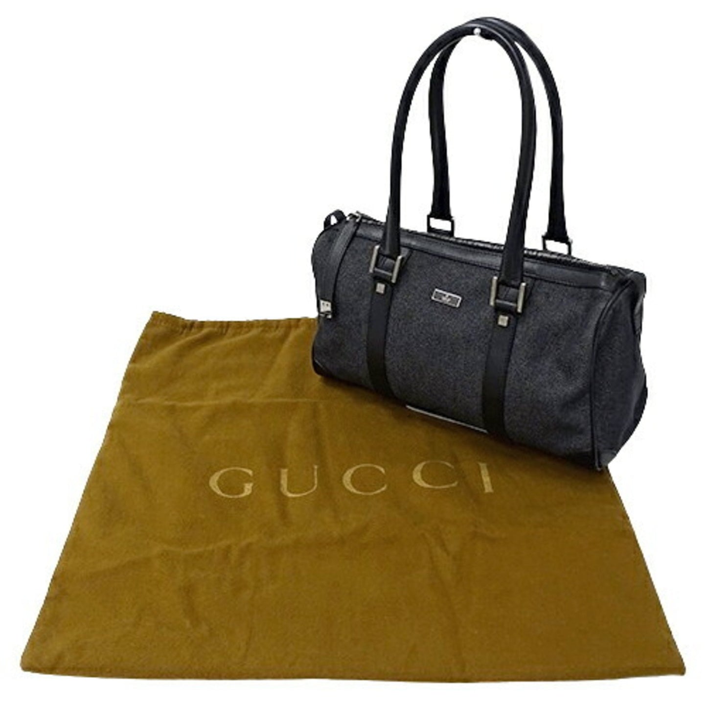 Gucci GG canvas, Black, Canvas, handbag