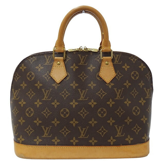 Louis Vuitton Alma, Brown, Canvas, handbag