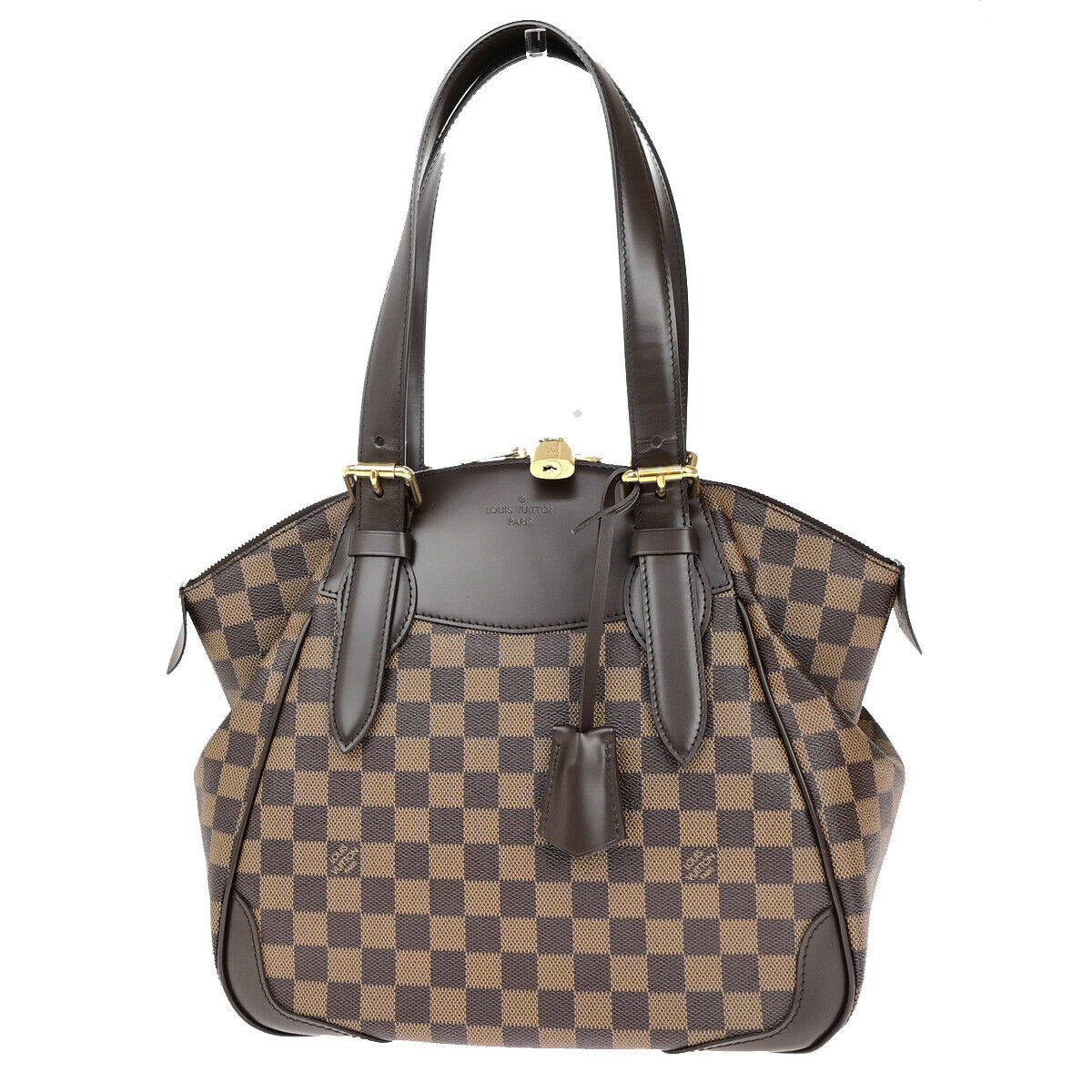 Louis Vuitton Verona, Brown, Canvas, handbag