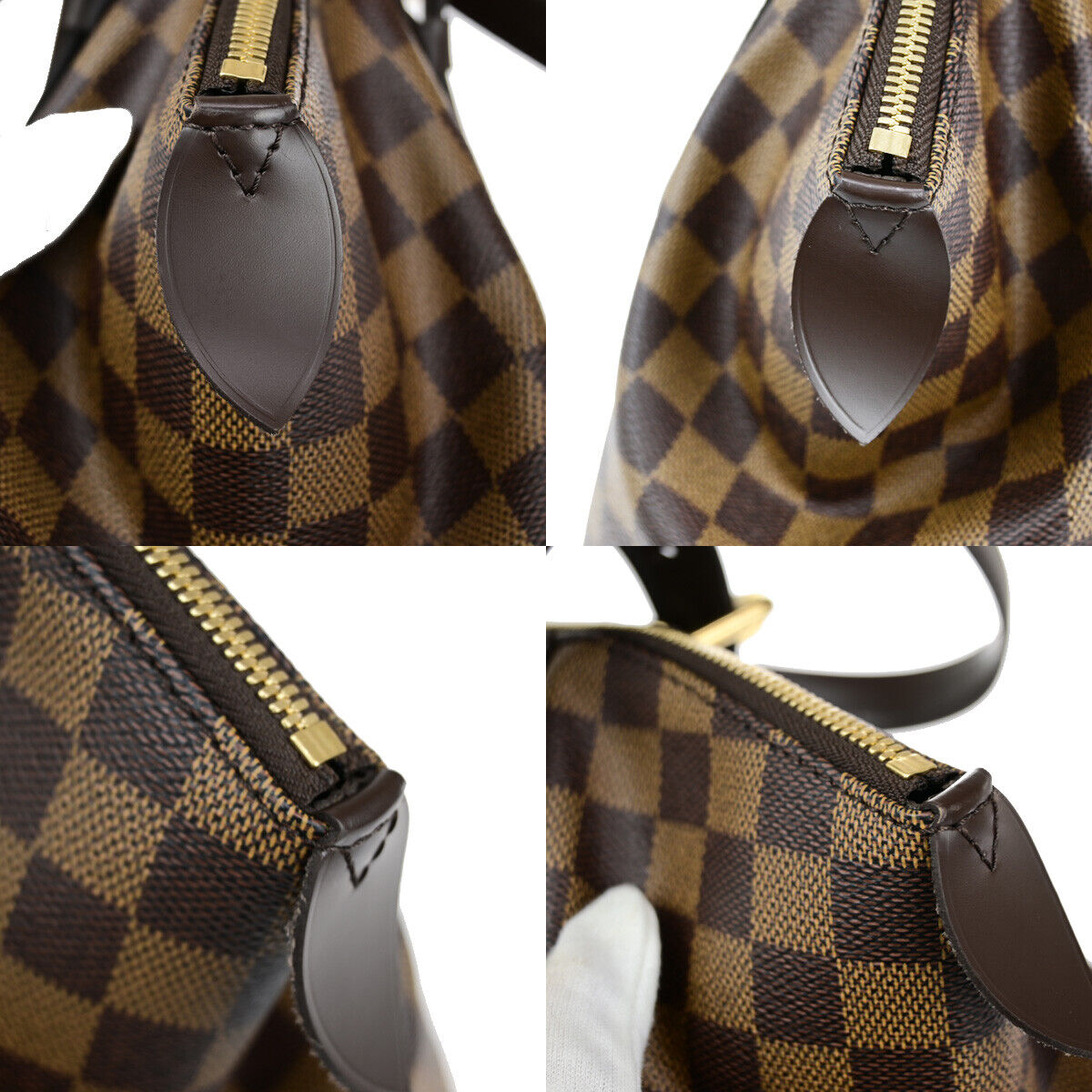 Louis Vuitton Verona, Brown, Canvas, handbag