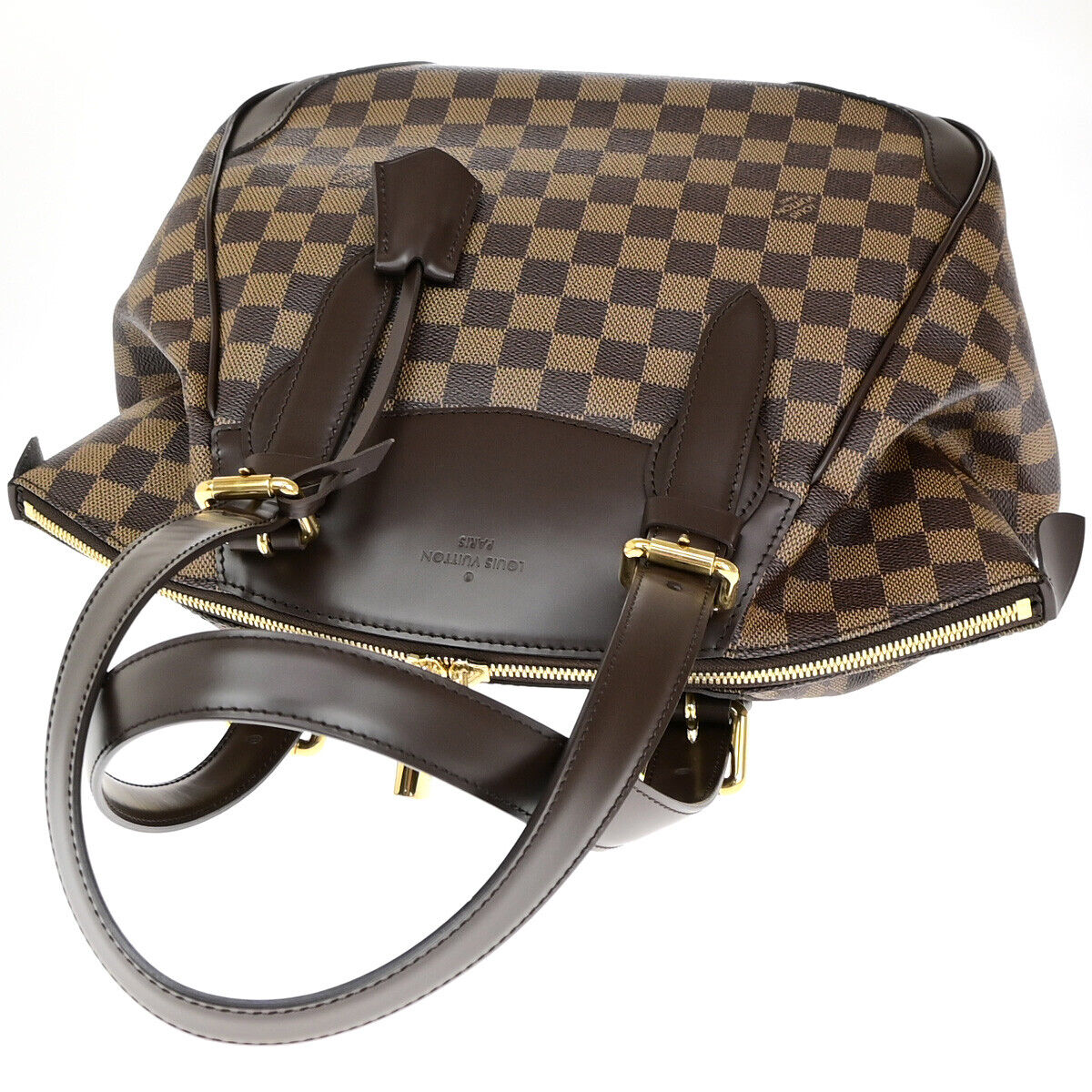 Louis Vuitton Verona, Brown, Canvas, handbag