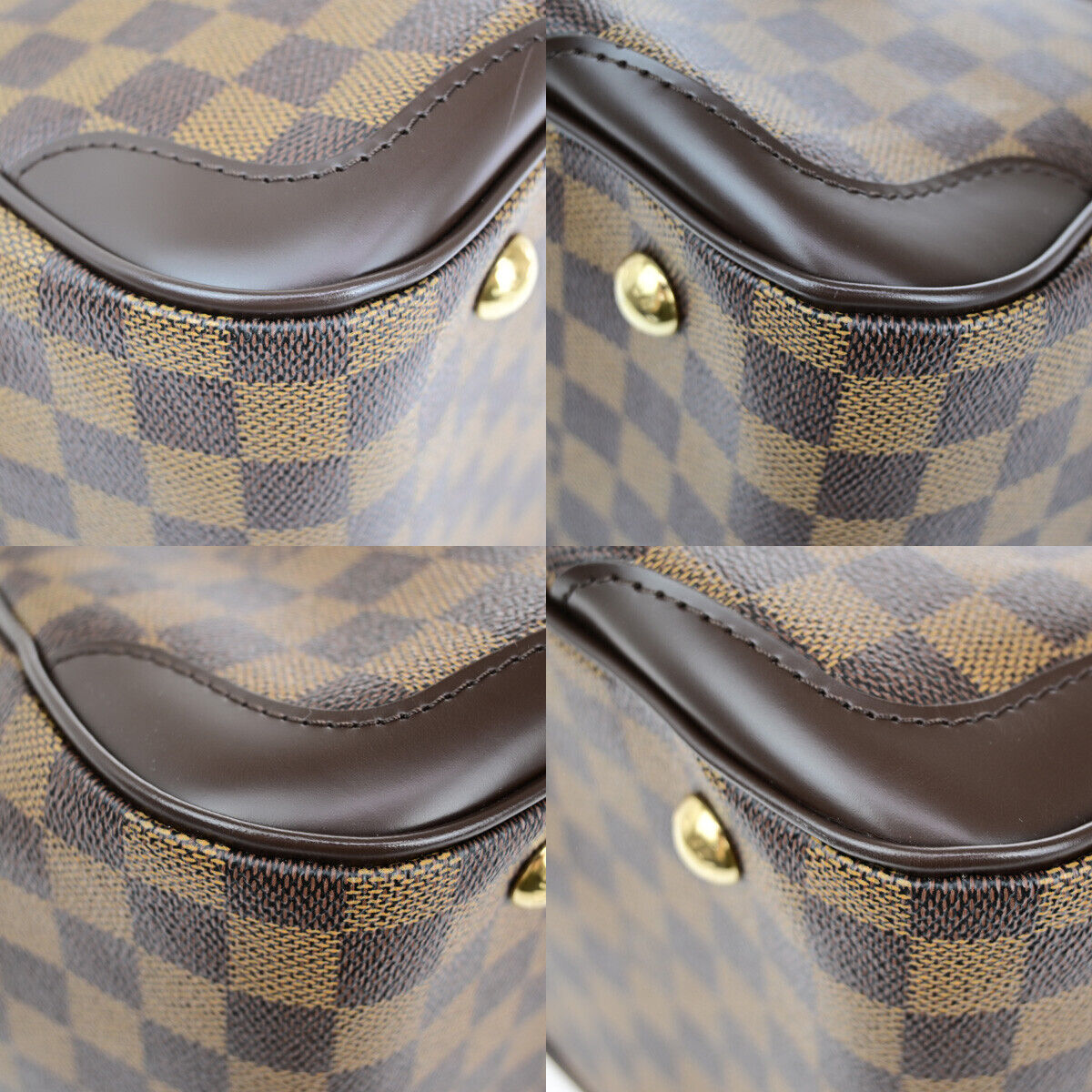 Louis Vuitton Verona, Brown, Canvas, handbag