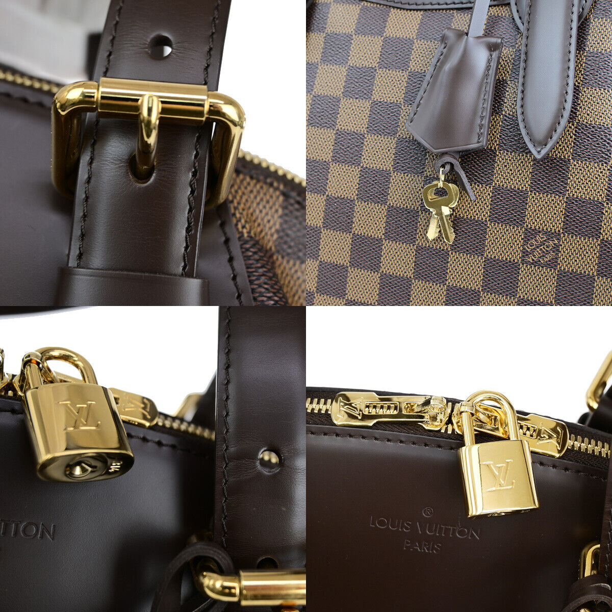 Louis Vuitton Verona, Brown, Canvas, handbag