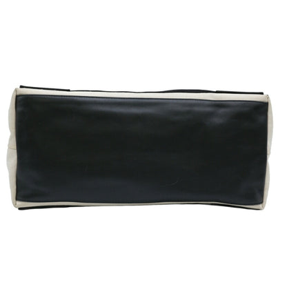 Balenciaga Navy Cabas, White, Canvas, tote