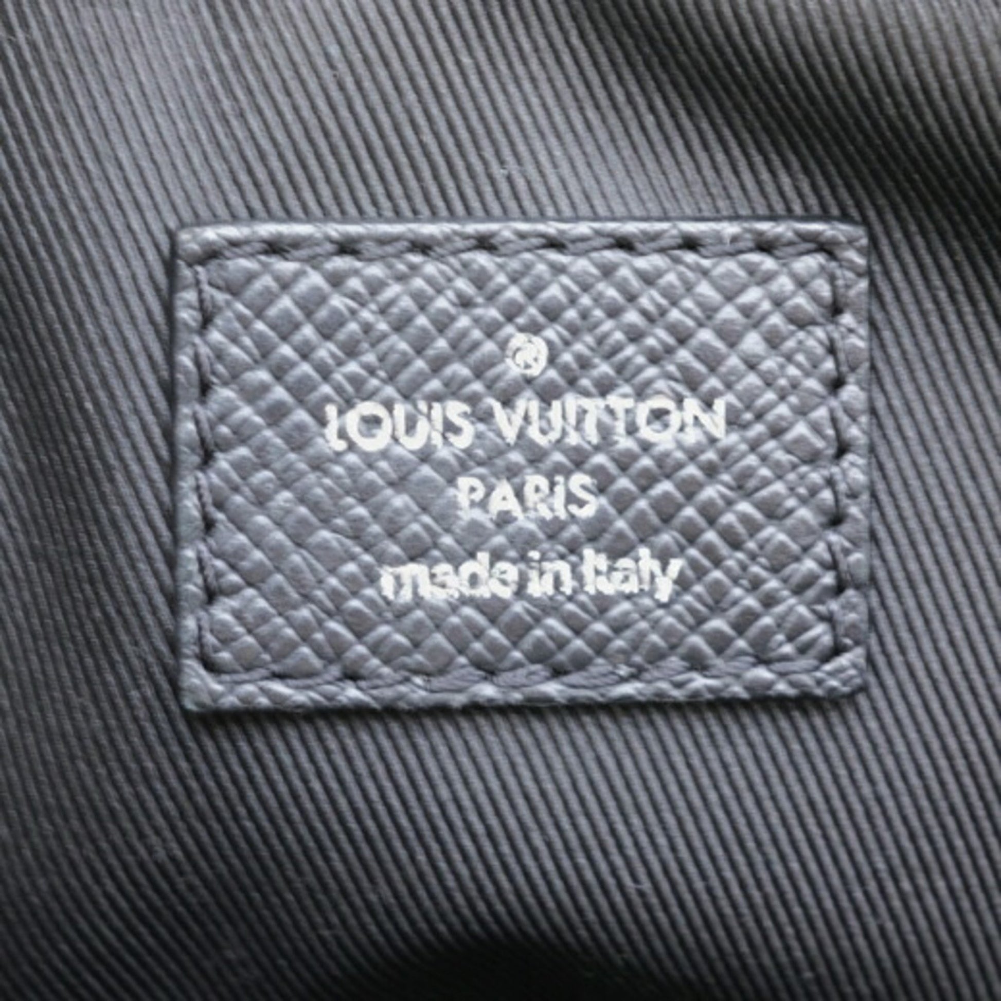 Louis Vuitton Outdoor, Black, Leather, shoulder