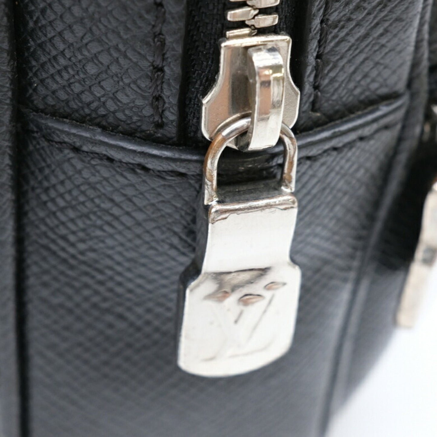 Louis Vuitton Outdoor, Black, Leather, shoulder