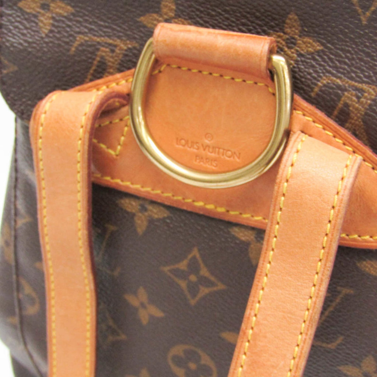 Louis Vuitton Vintage Montsouris Monogram Canvas, Brown, Canvas, Backpack