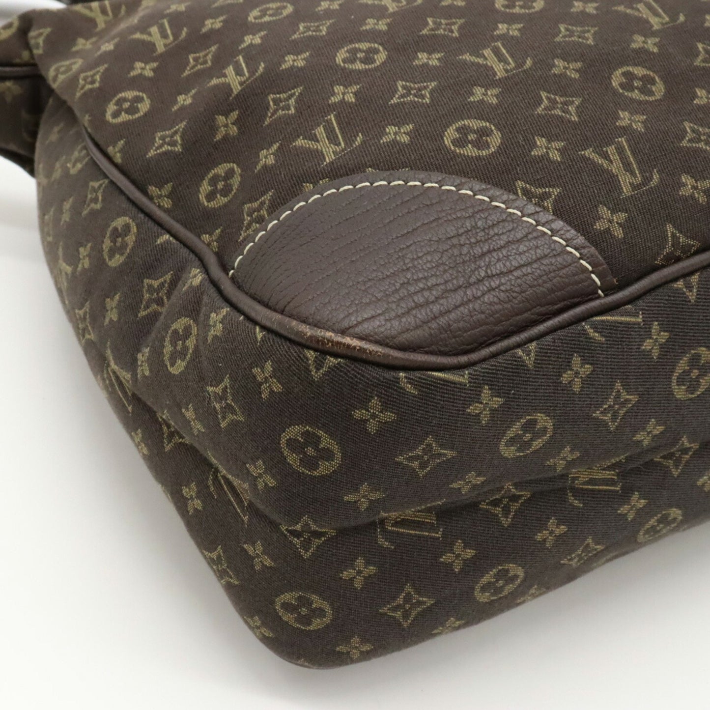 Louis Vuitton Boulogne, Brown, Canvas, shoulder