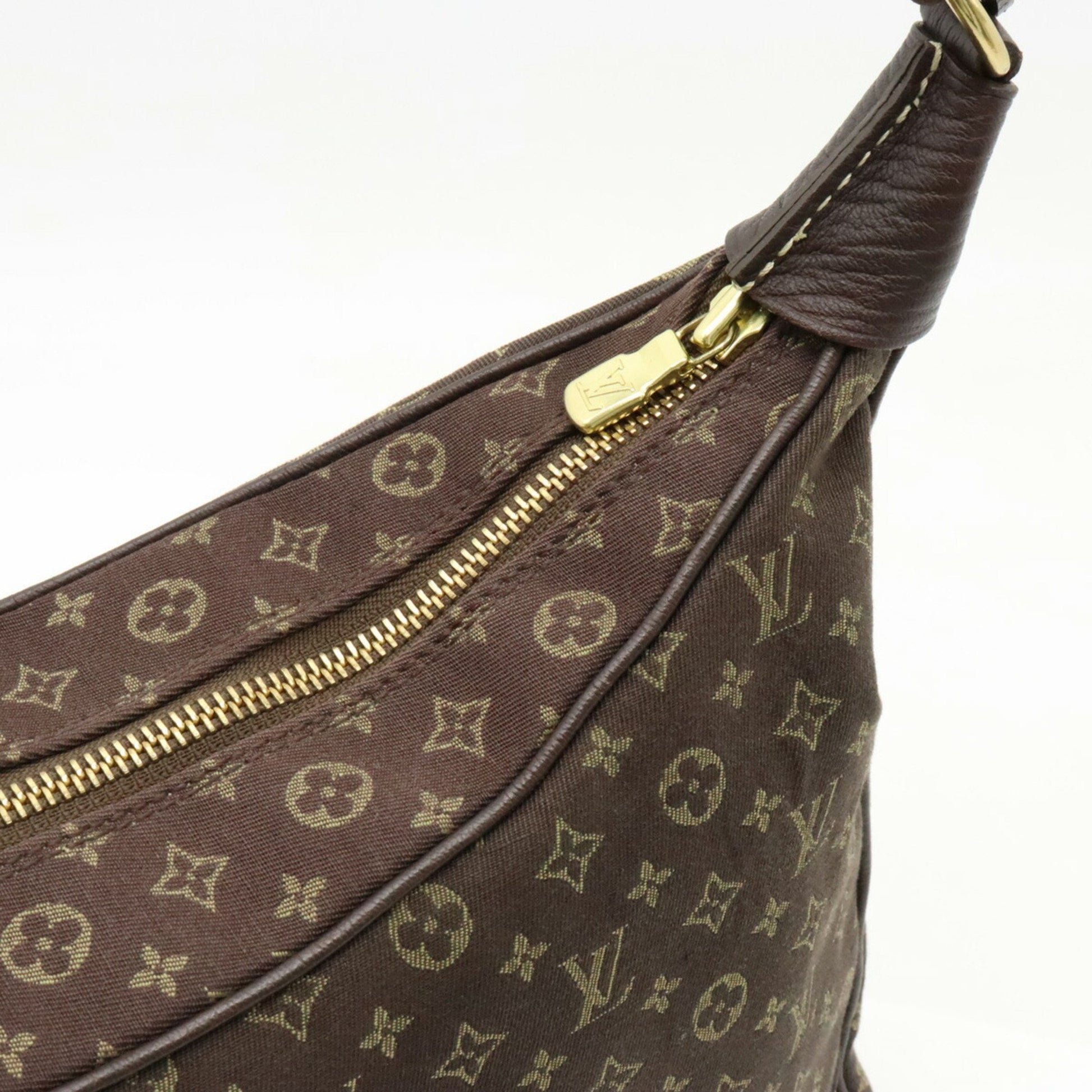 Louis Vuitton Boulogne, Brown, Canvas, shoulder