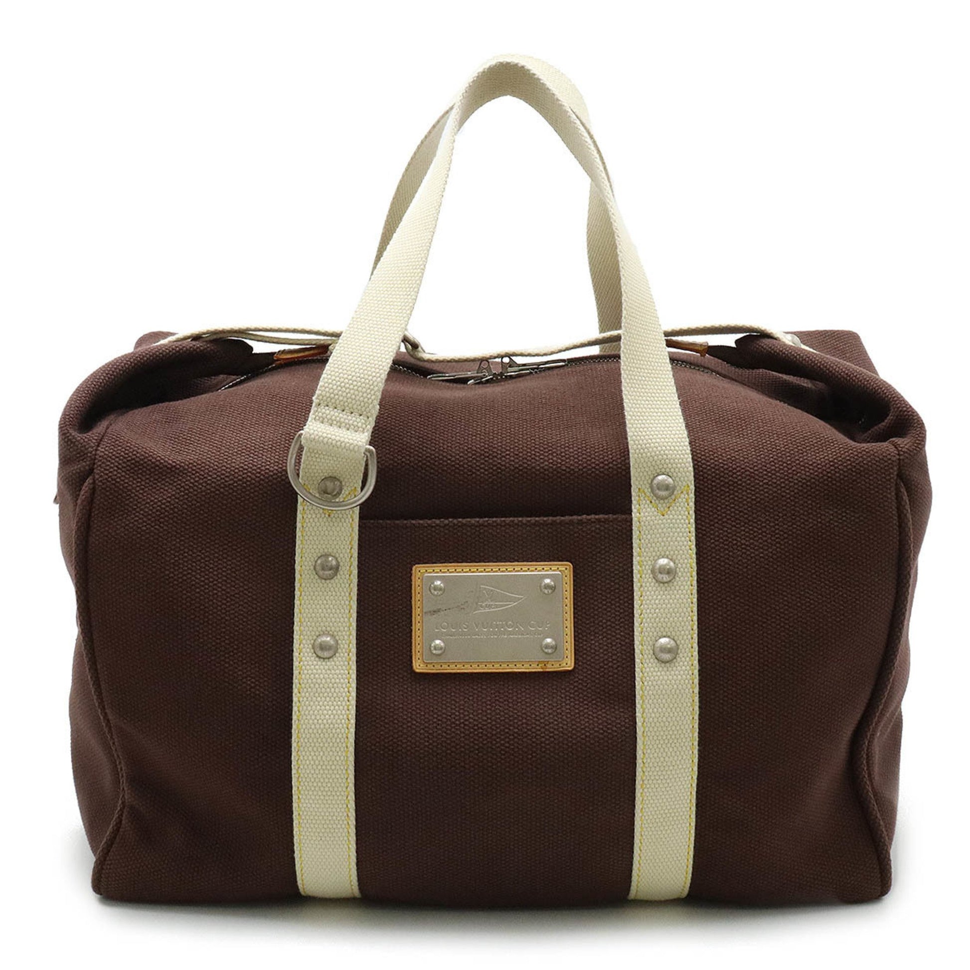 Louis Vuitton Antigua, Brown, Canvas, tote