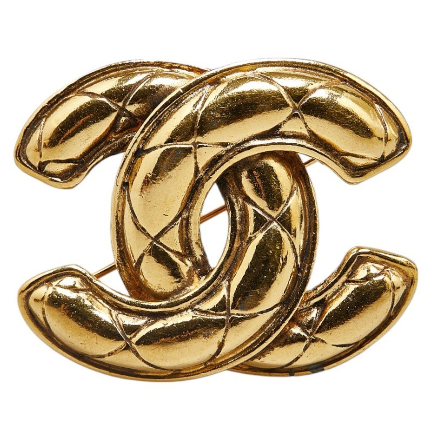 Chanel Coco Mark, Gold, Gold Plated, brooch