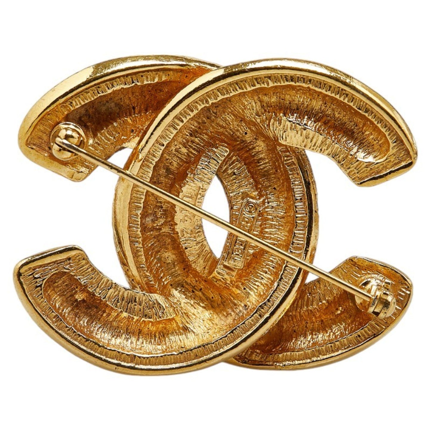 Chanel Coco Mark, Gold, Gold Plated, brooch