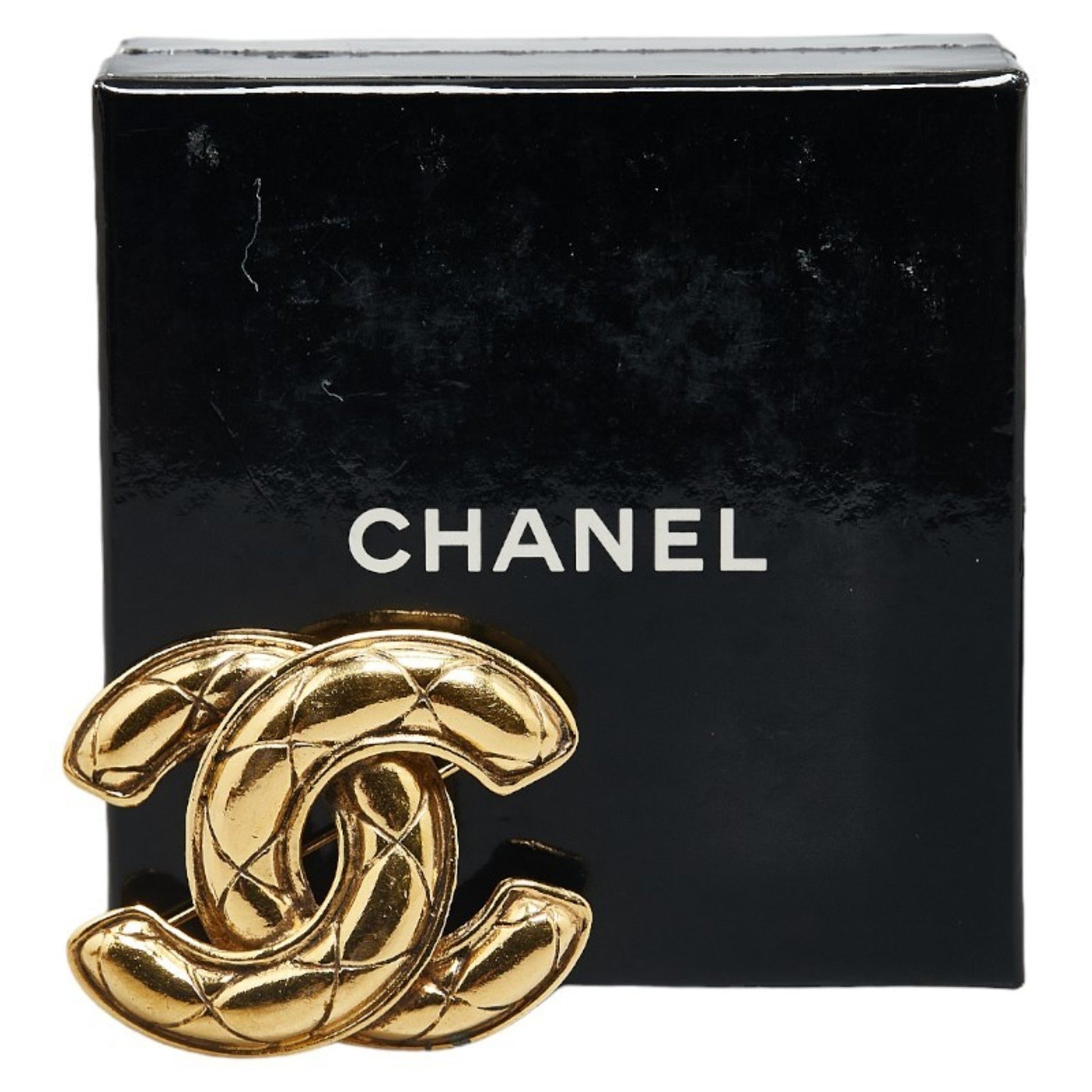 Chanel Coco Mark, Gold, Gold Plated, brooch