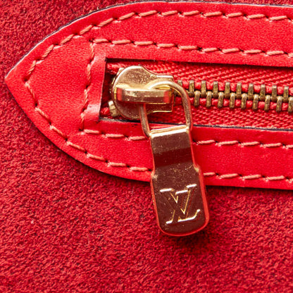 Louis Vuitton Saint Jacques, Red, Leather, shoulder