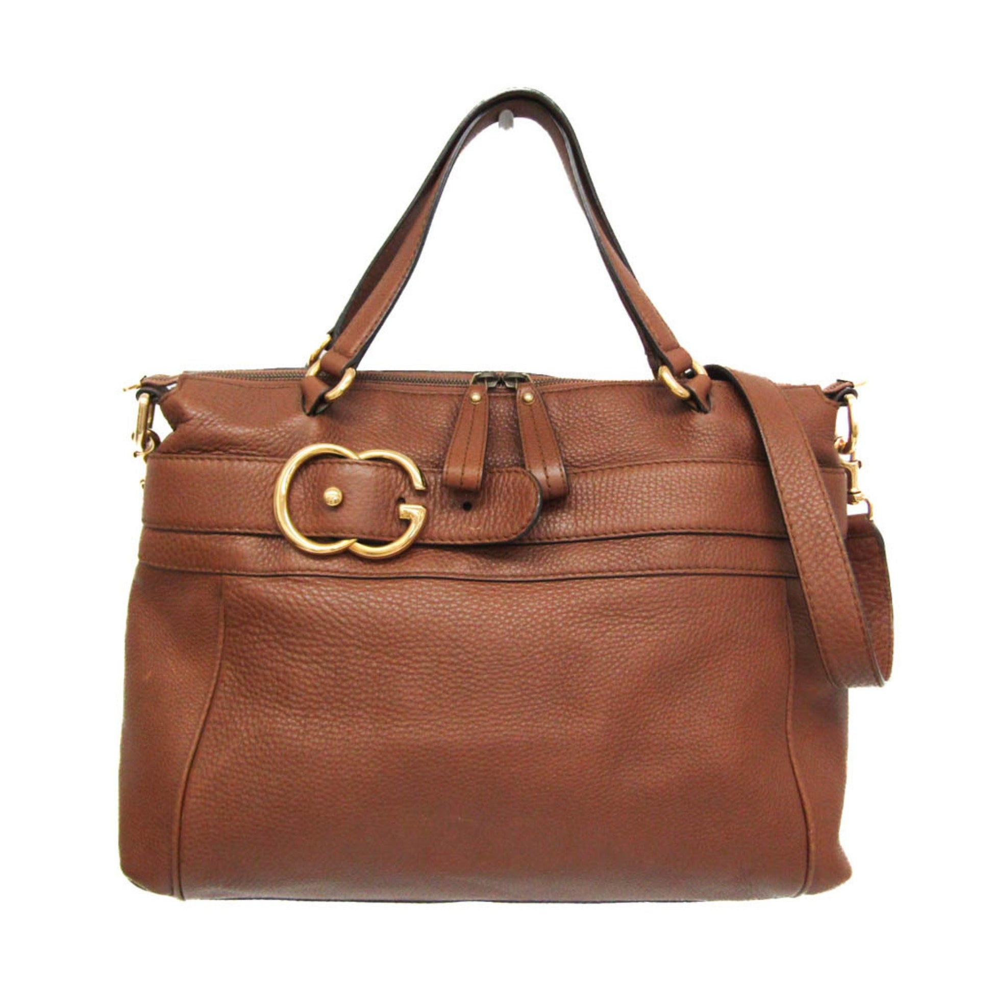 Gucci Ride, Brown, Leather, tote