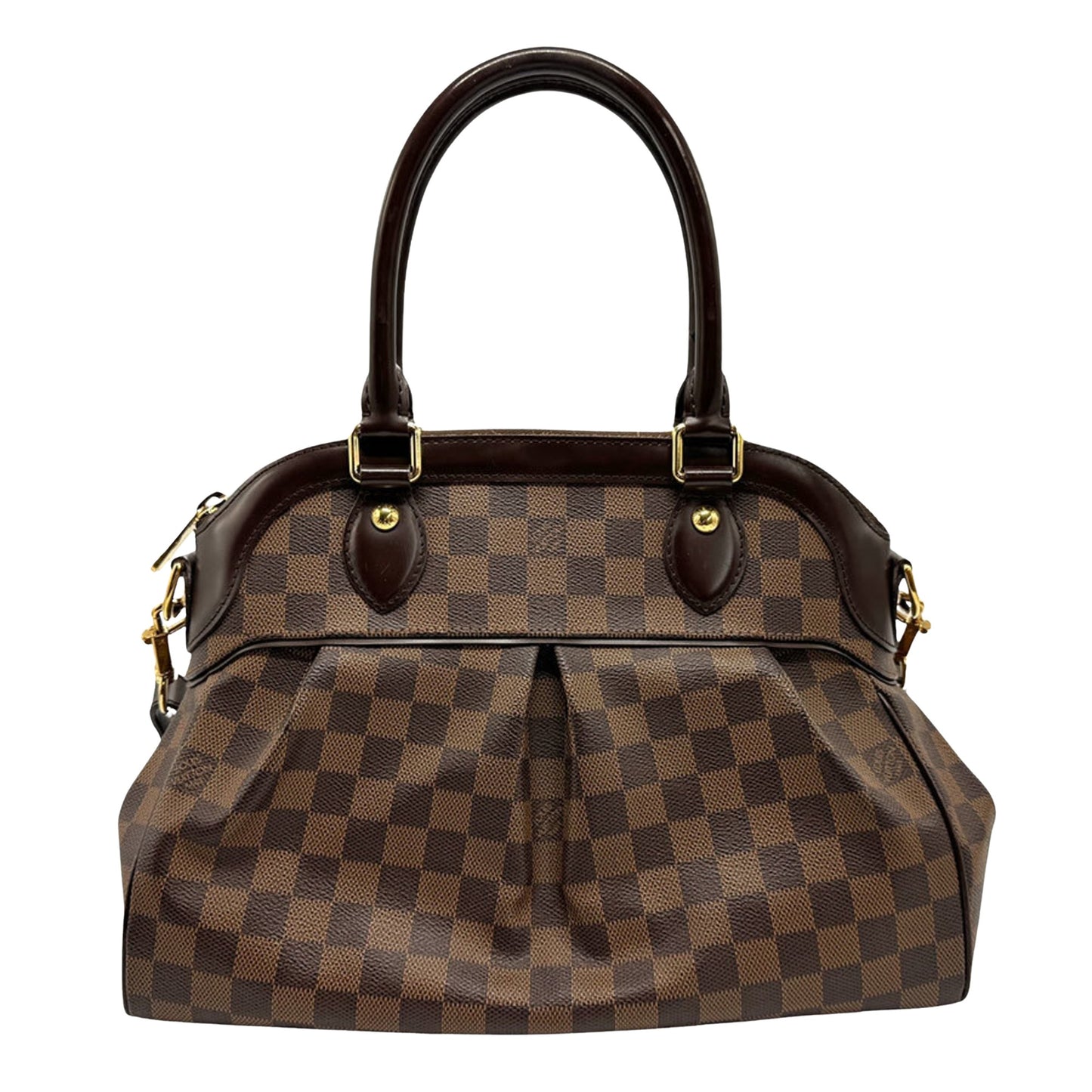 Louis Vuitton Trevi, Brown, Canvas, handbag