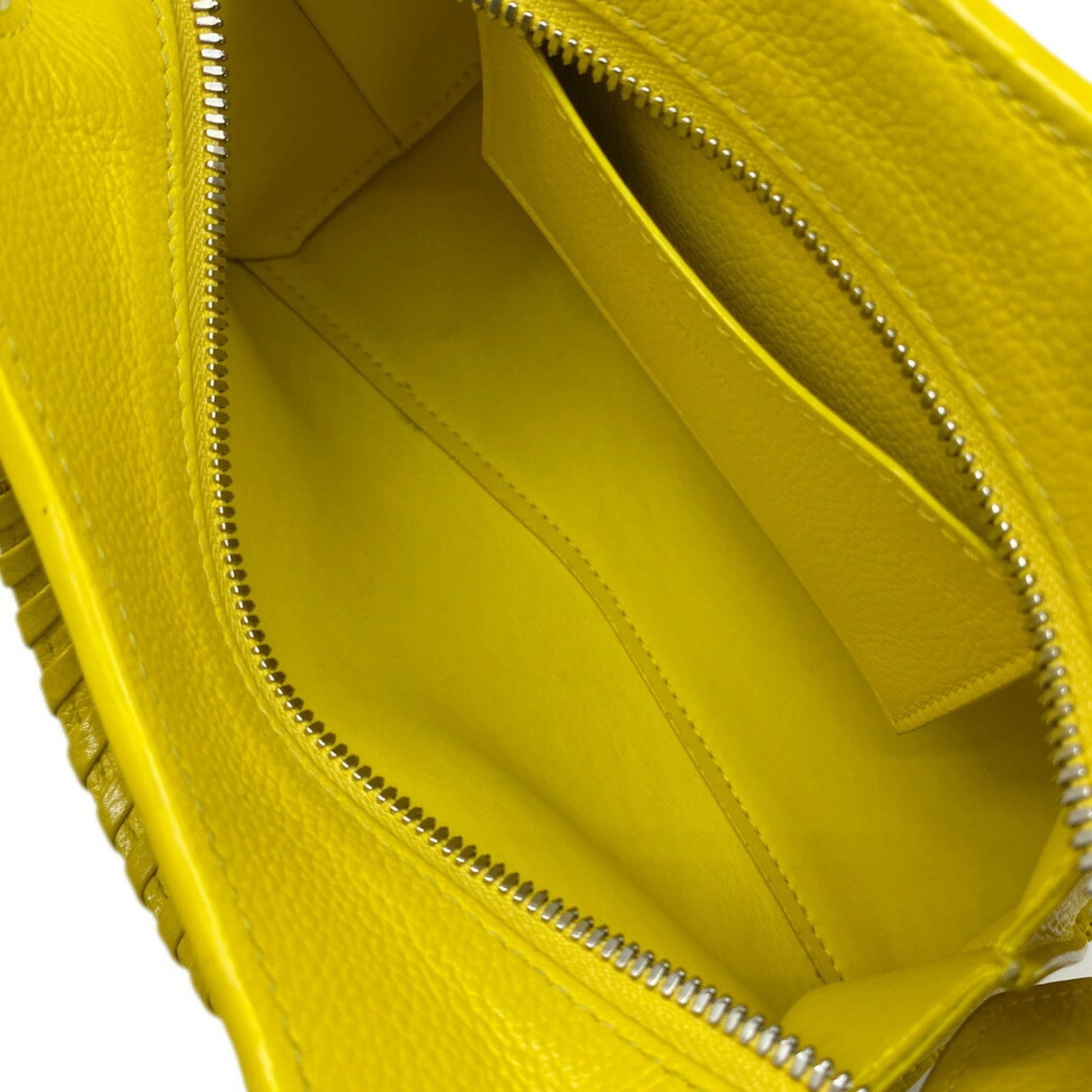 Balenciaga City, Yellow, Leather, handbag