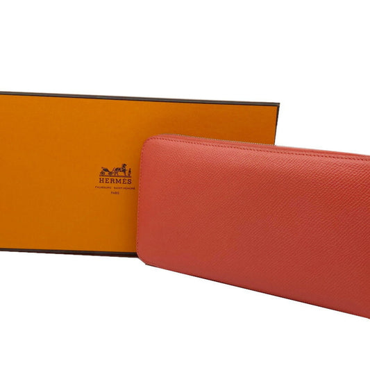 Hermès Silk'In, Orange, Leather, wallet