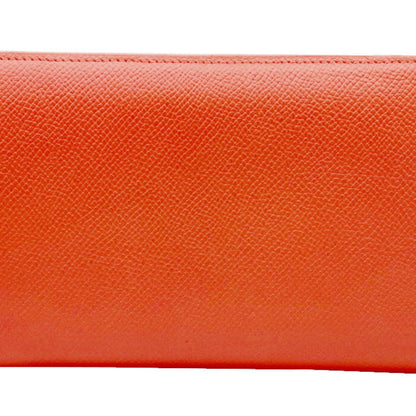 Hermès Silk'In, Orange, Leather, wallet