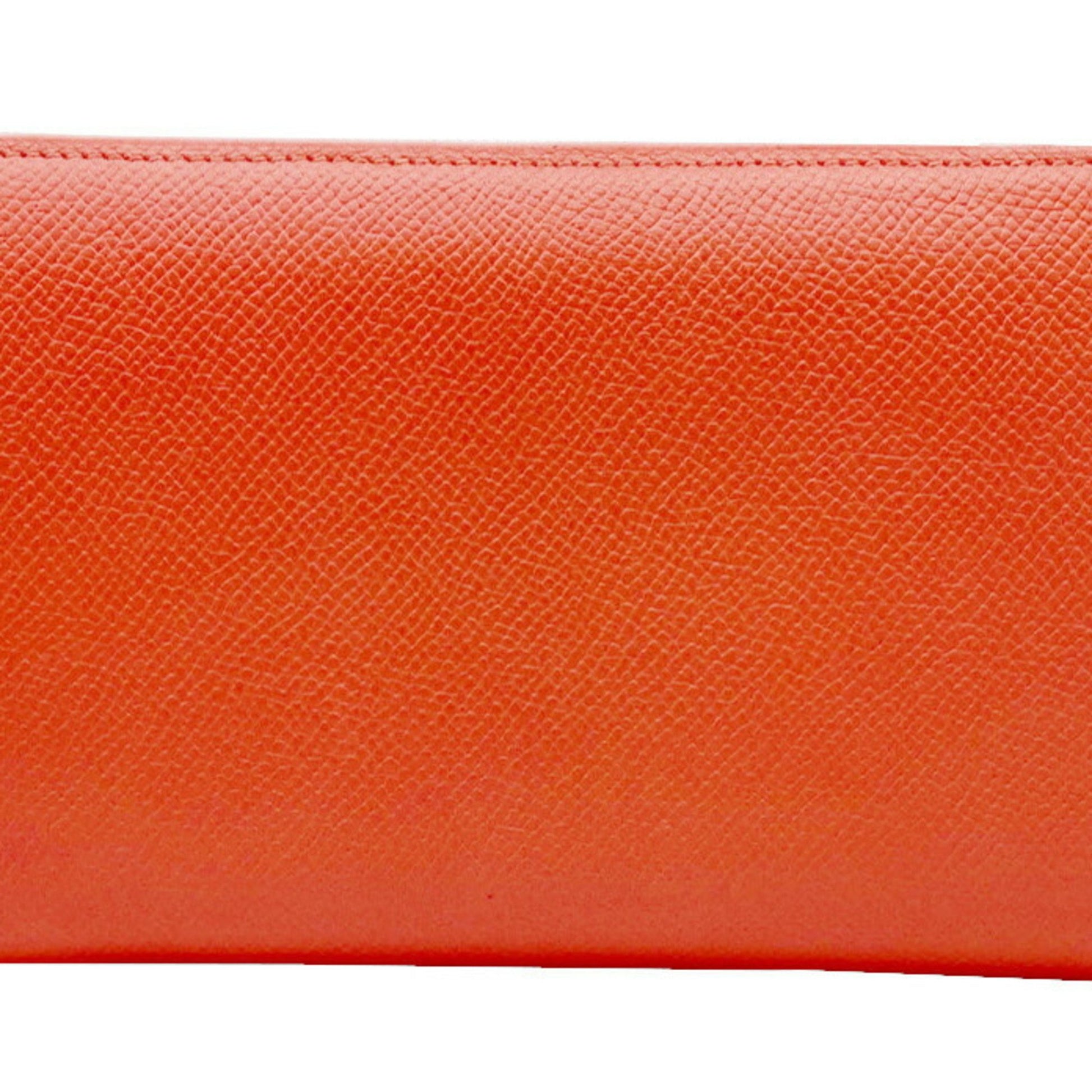 Hermès Silk'In, Orange, Leather, wallet