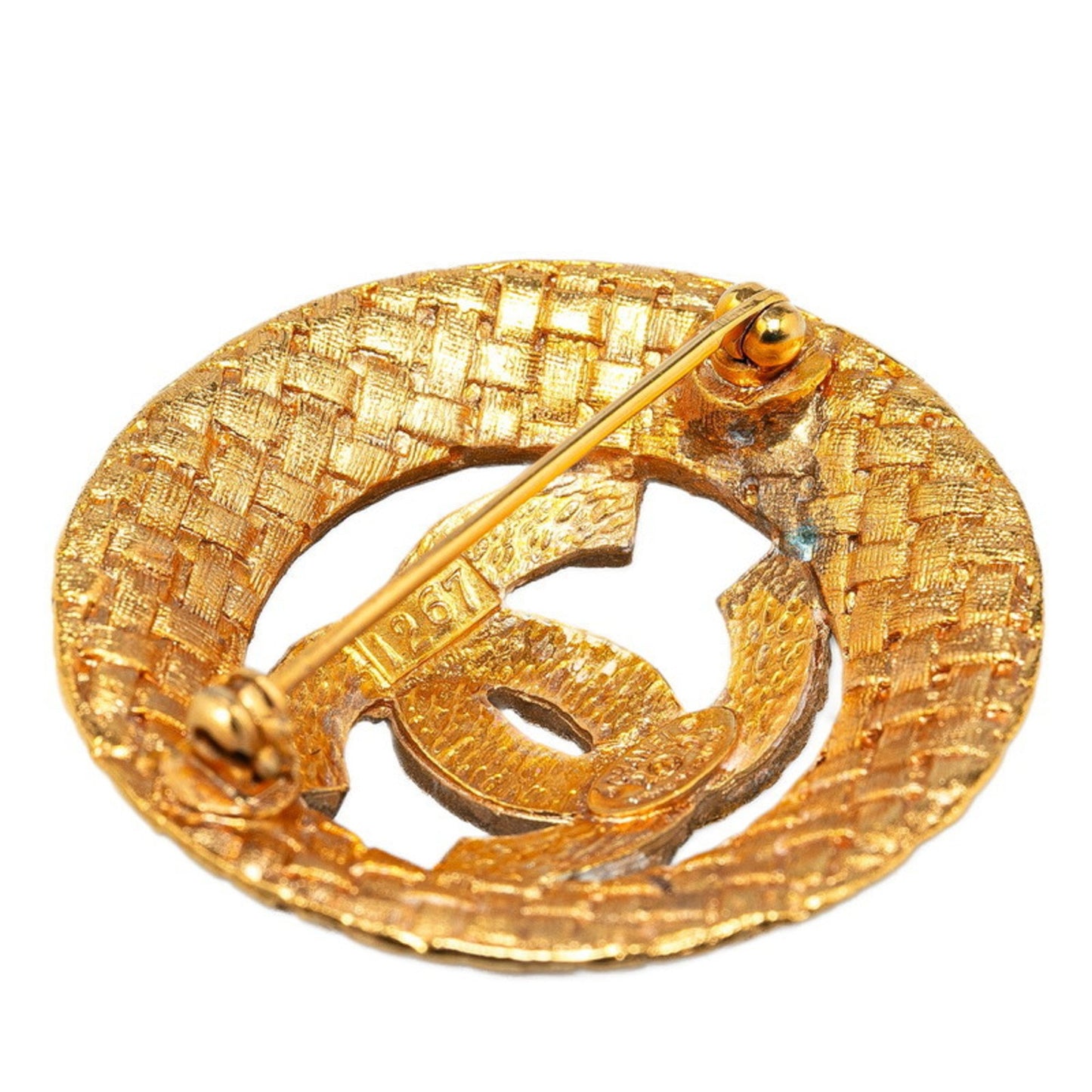 Chanel Coco Mark, Gold, Gold Plated, brooch