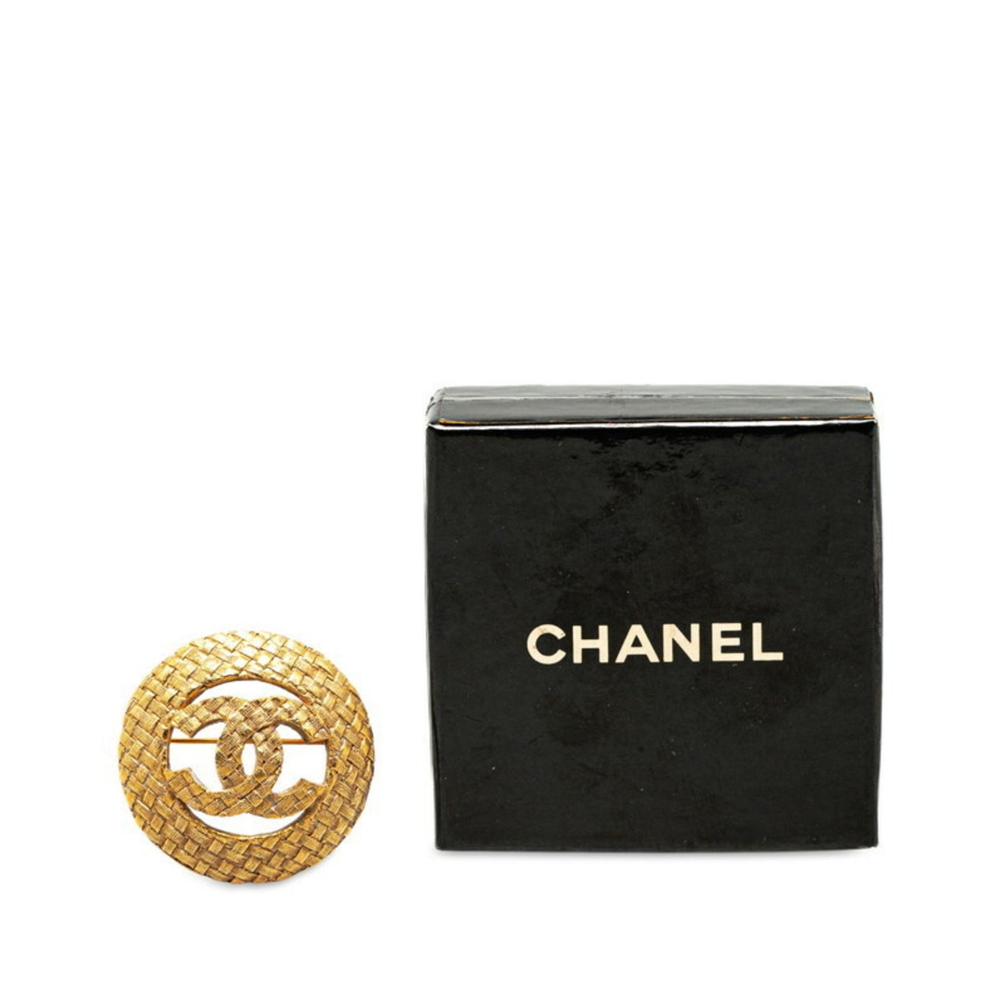 Chanel Coco Mark, Gold, Gold Plated, brooch