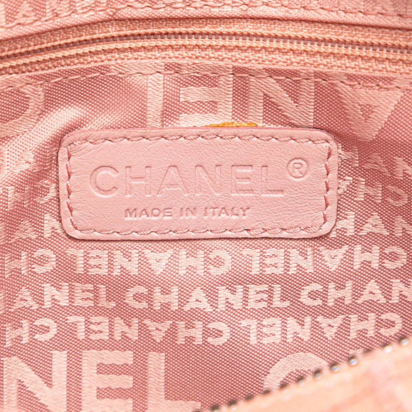 Chanel Chocolate bar, Pink, Leather, handbag