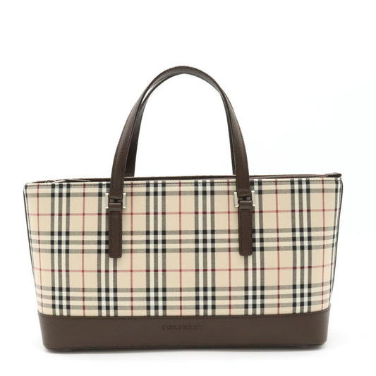 Burberry Nova Check, Beige, Canvas, handbag