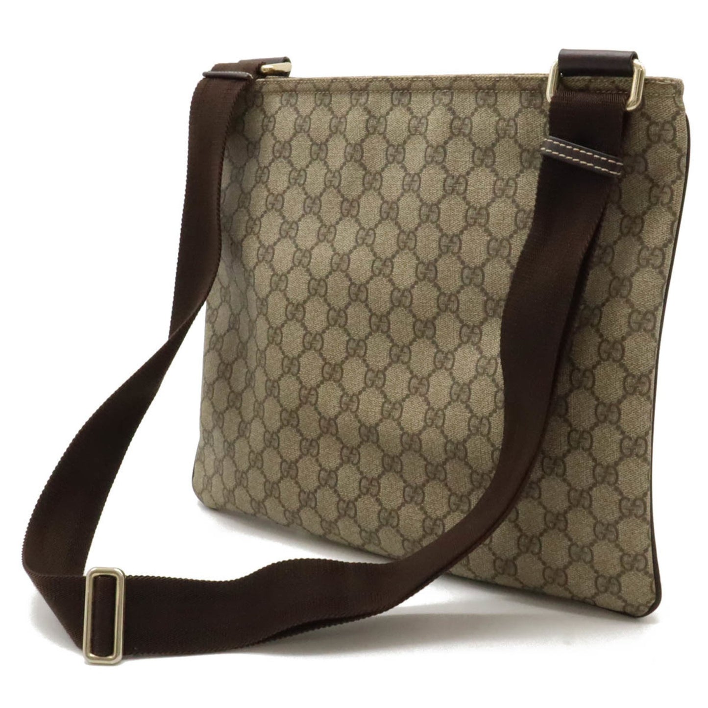 Gucci GG plus, Beige, Canvas, shoulder