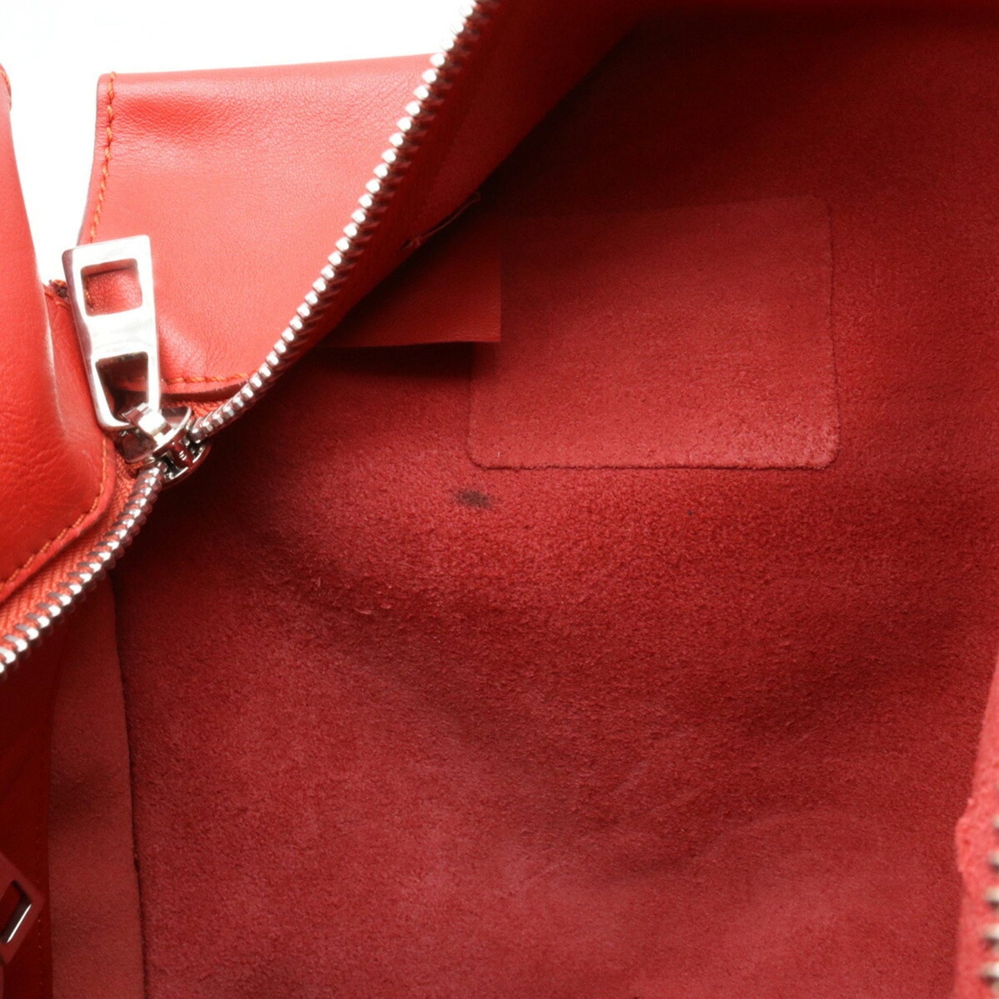 Loewe Anagram, Red, Leather, tote