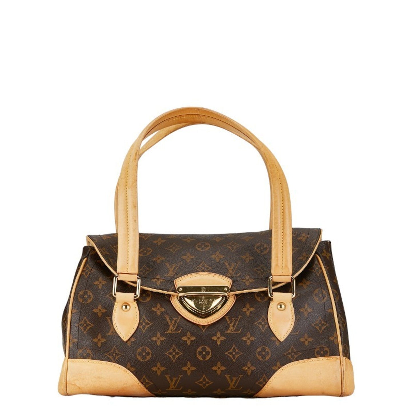 Louis Vuitton Beverly, Brown, Canvas, shoulder