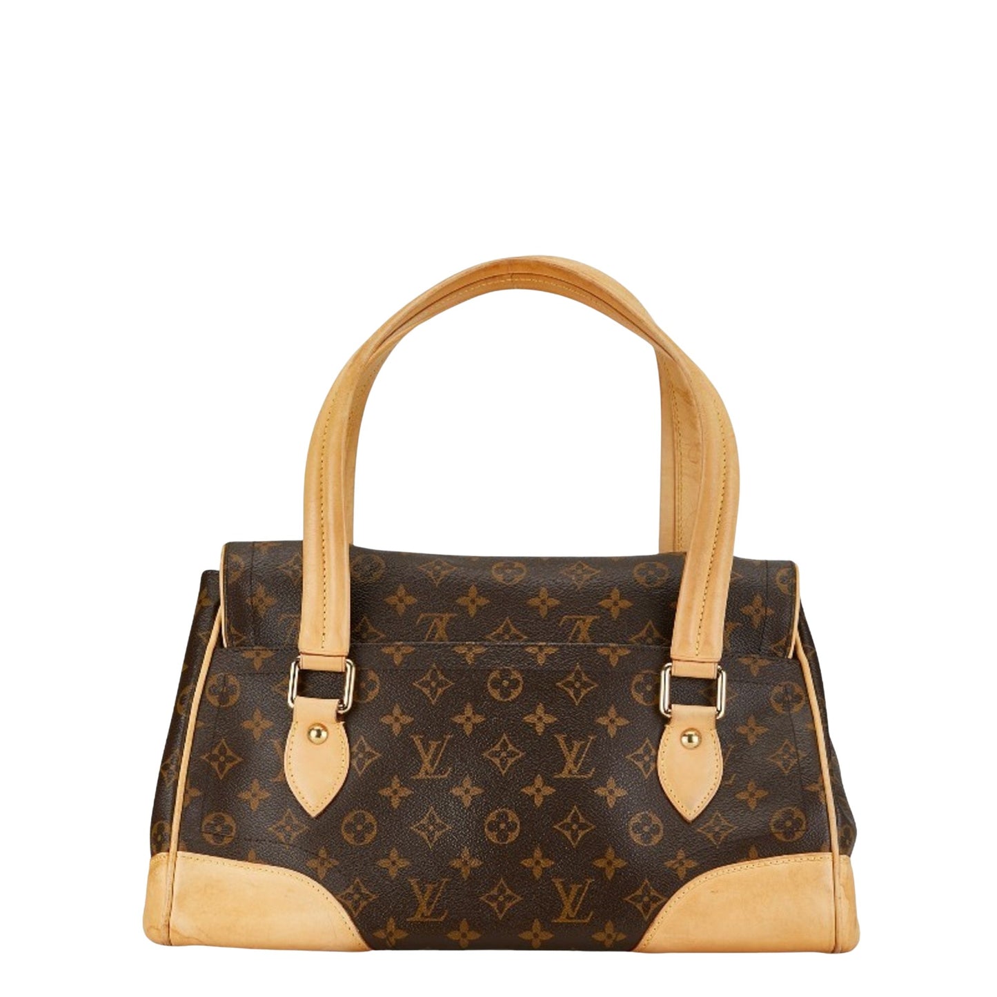 Louis Vuitton Beverly, Brown, Canvas, shoulder