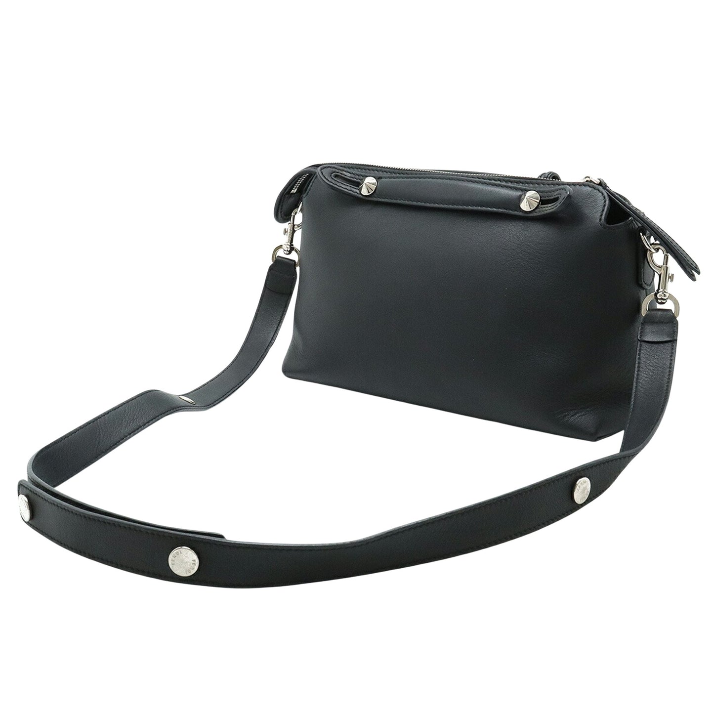 Fendi By the way Medium, Black, Leather, handbag