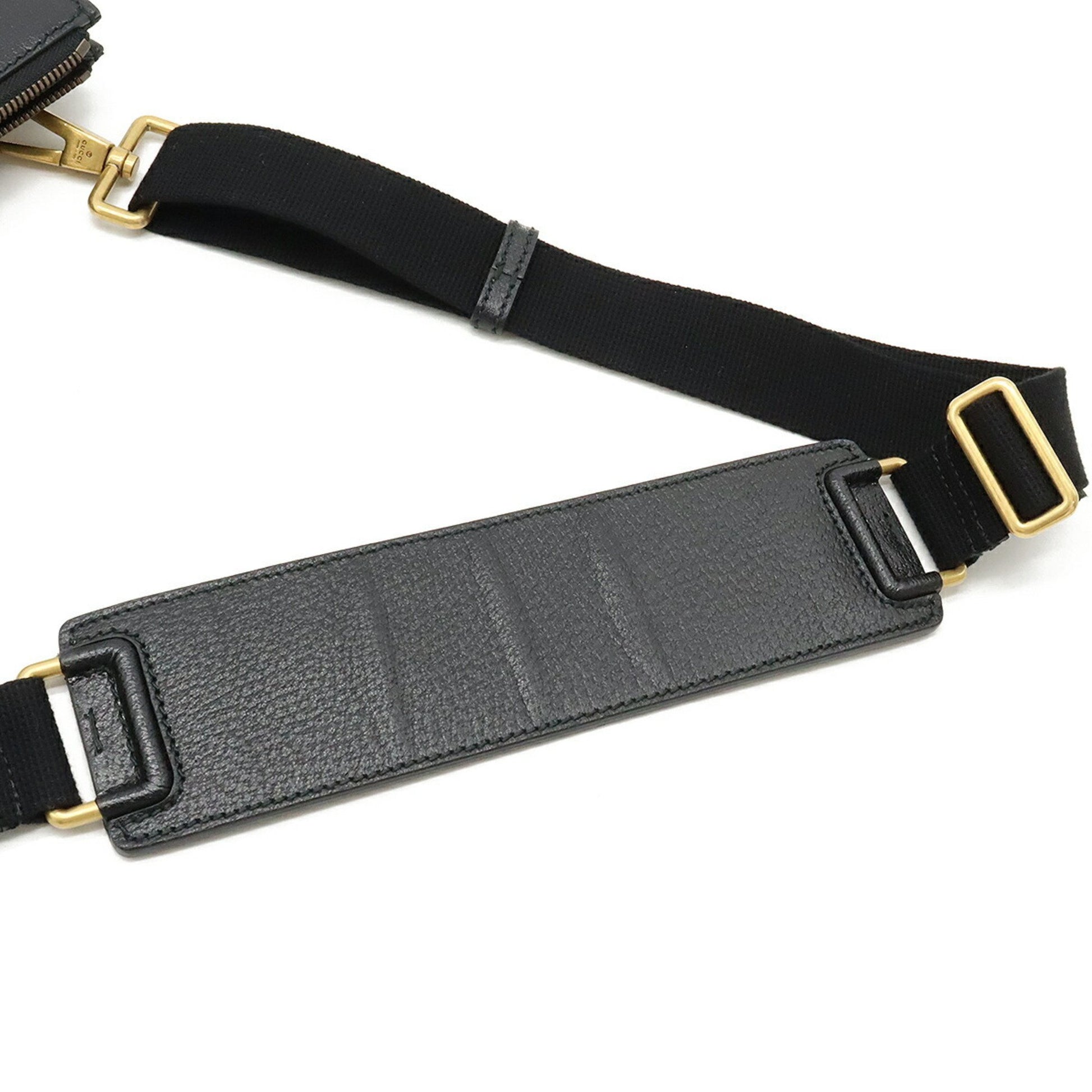 Gucci Sherry, Black, Leather, shoulder