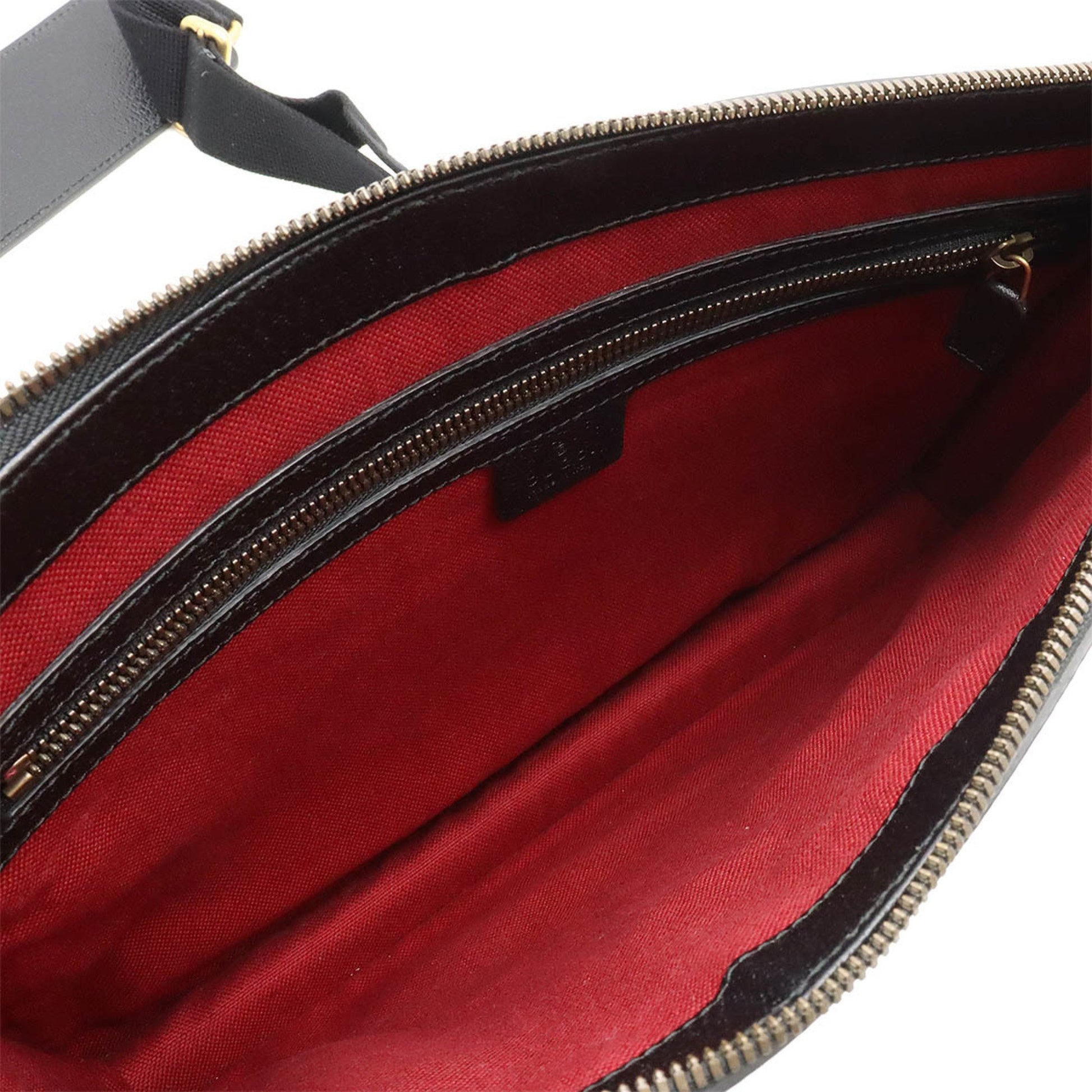 Gucci Sherry, Black, Leather, shoulder