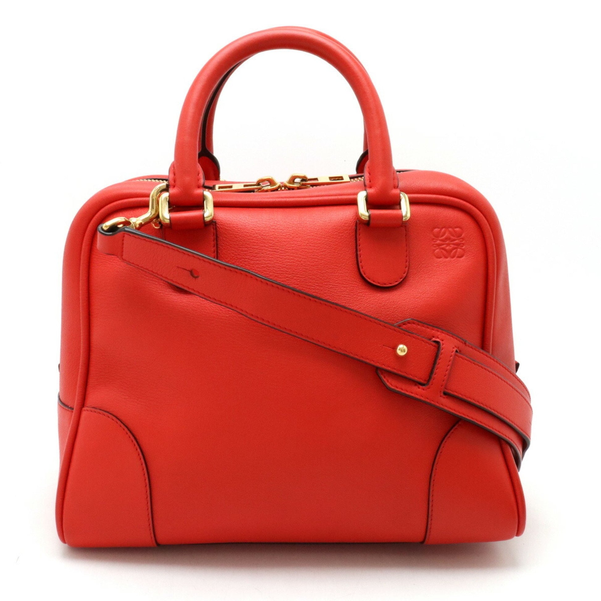 Loewe Amazona, Red, Leather, tote